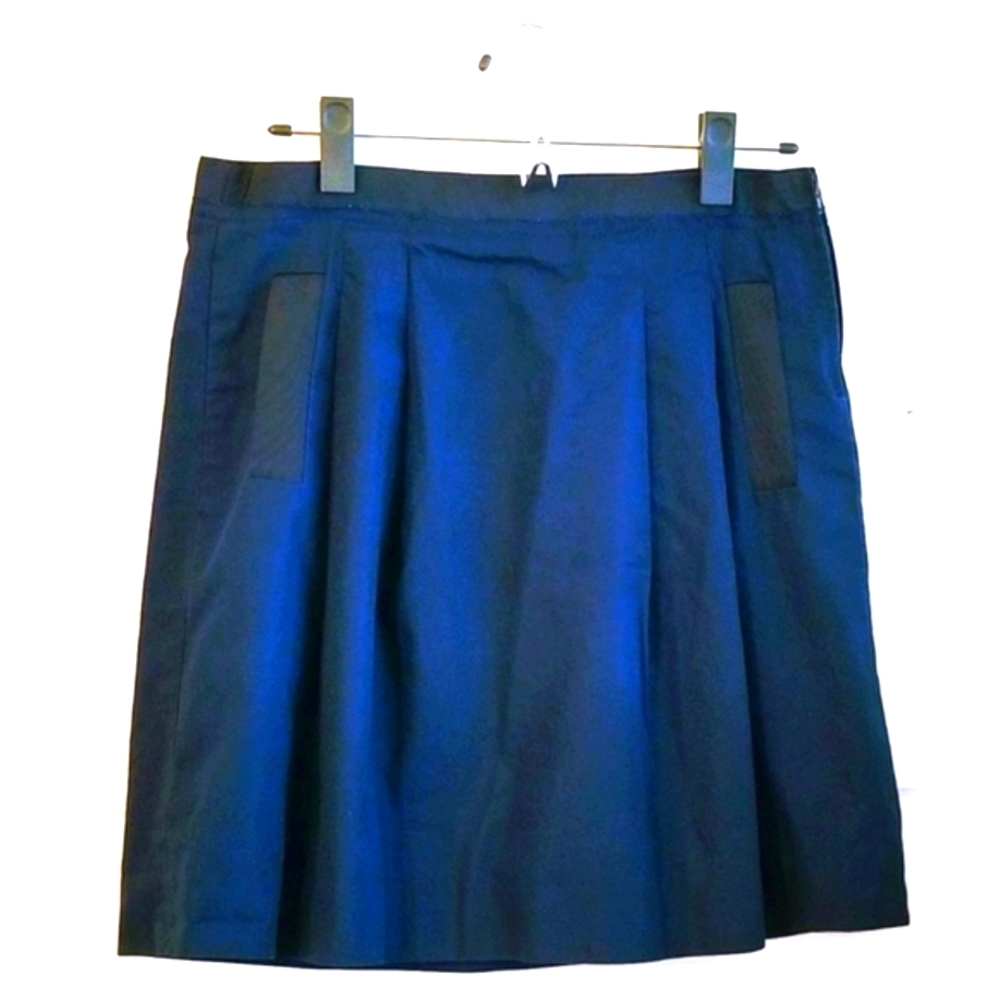 Vintage J.Crew Navy Blue Skirt, w/Pockets